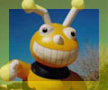 advertising inflatables - Giant Bee cold-air inflatables available for sale or rent.